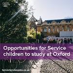 Opportunities for Service children to study at Oxford